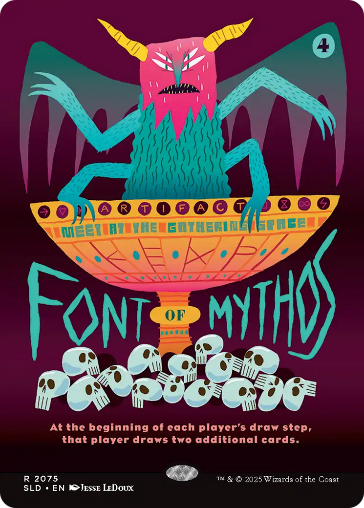 Font of Mythos (SLD-2075)  - Secret Lair Drop (Borderless)