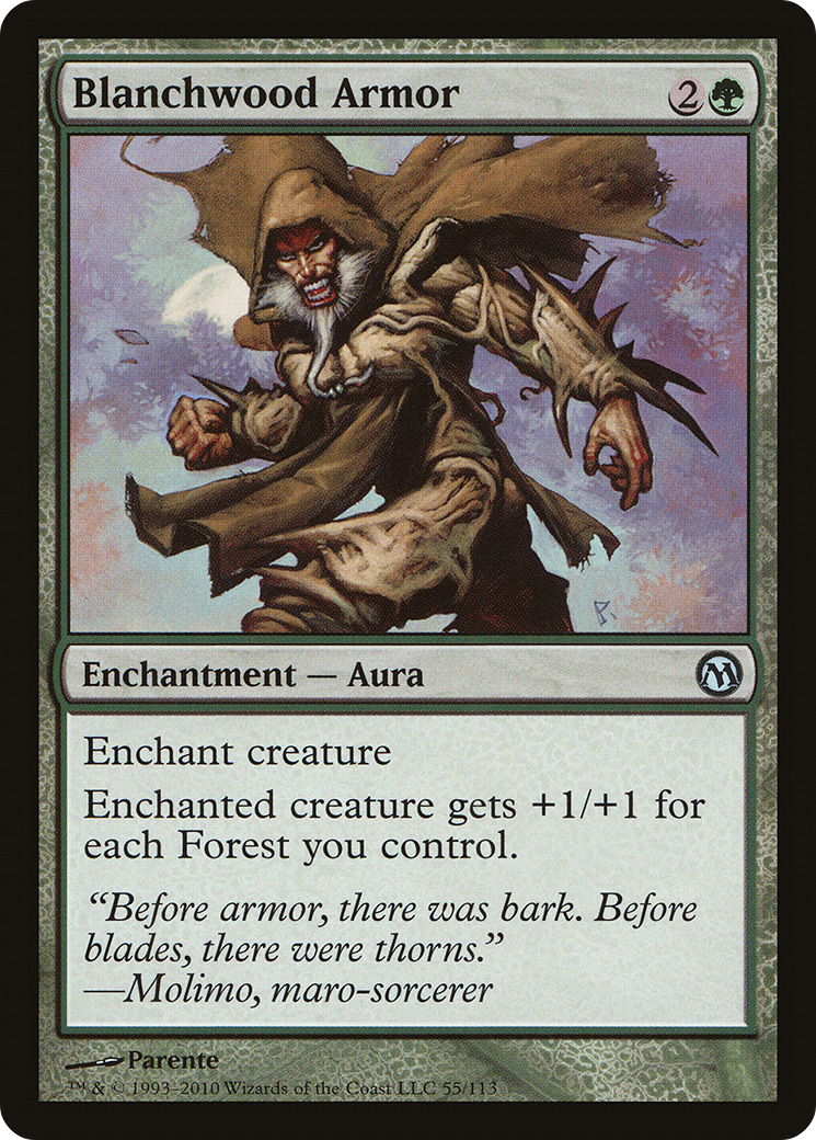 Blanchwood Armor (DPA-055)  - Duels of the Planeswalkers