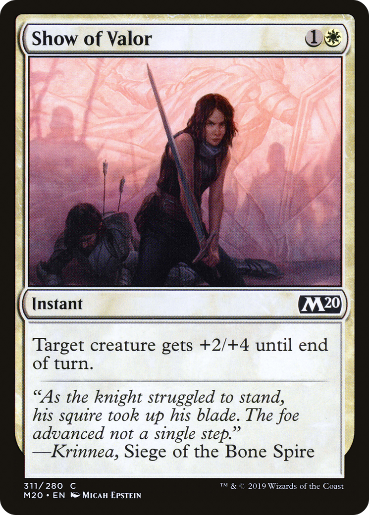 Show of Valor (M20-311)  - Core Set 2020