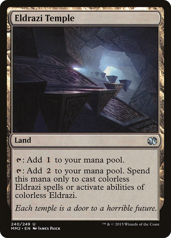 Eldrazi Temple (MM2-240)  Foil - Modern Masters 2015