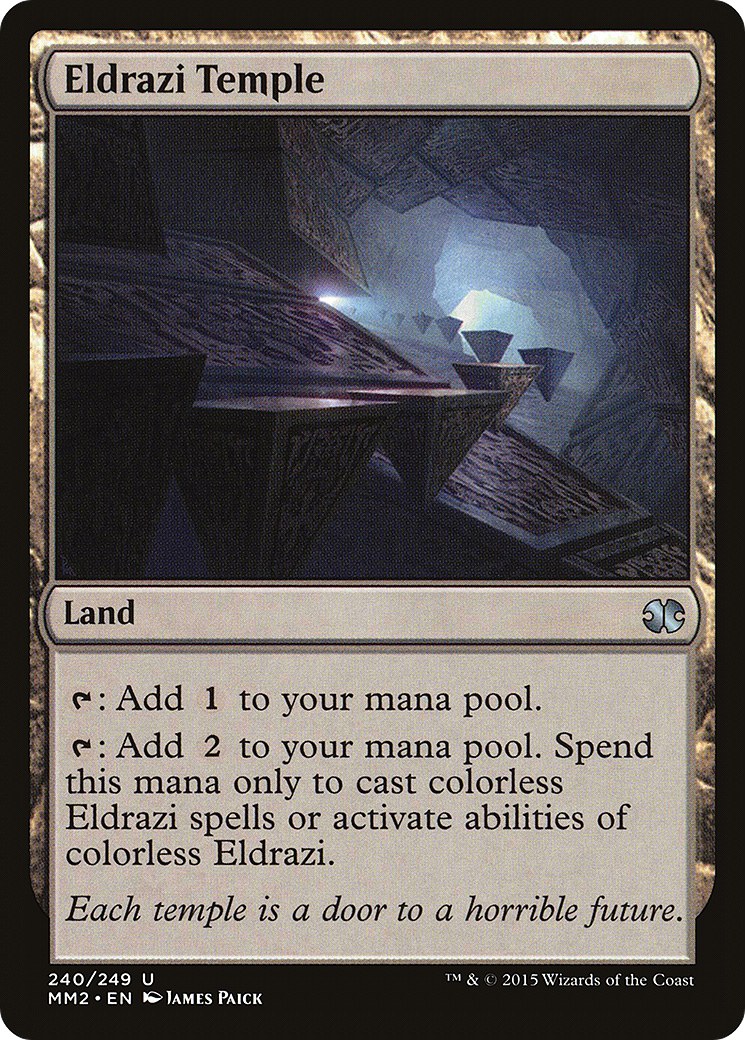 Eldrazi Temple (MM2-240)  - Modern Masters 2015