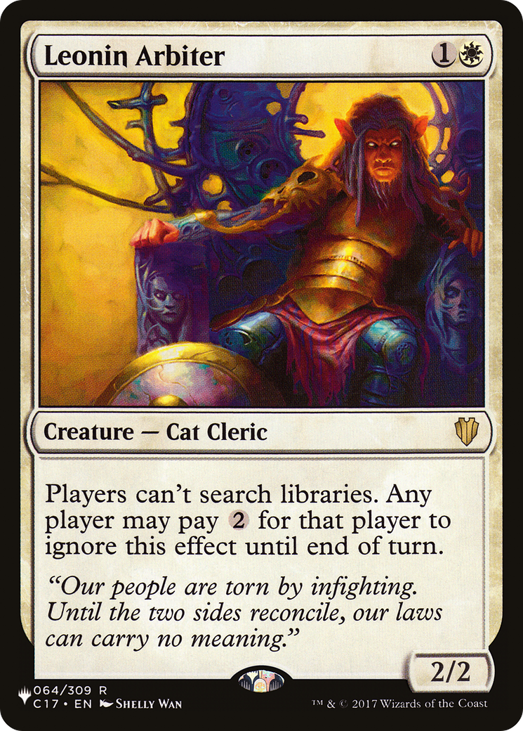 Leonin Arbiter (LIST-C17-64)  - The List