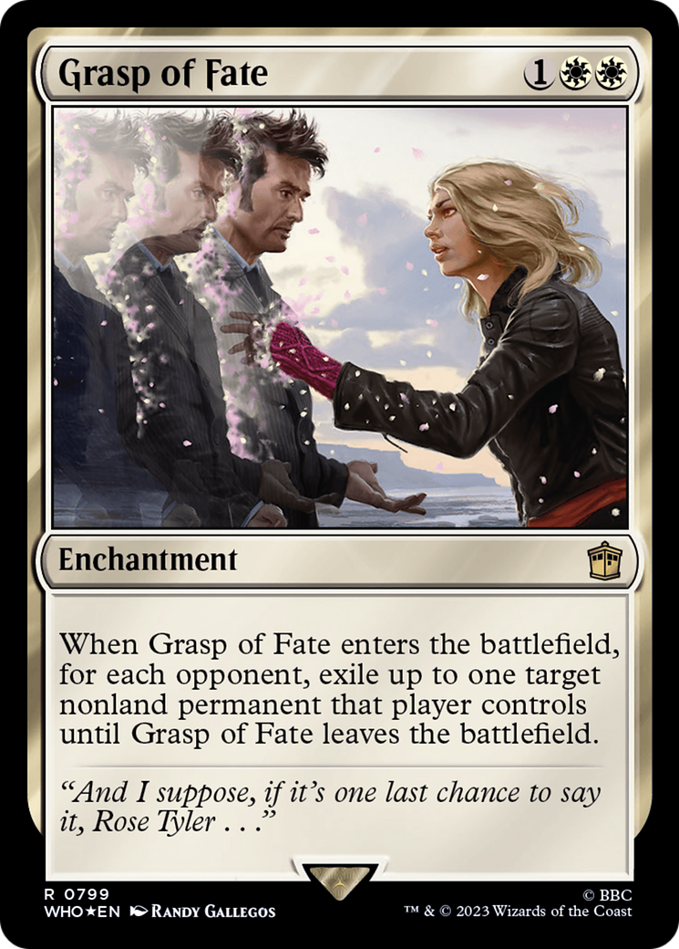 Grasp of Fate (Surge Foil) (WHO-799)  Foil - Doctor Who
