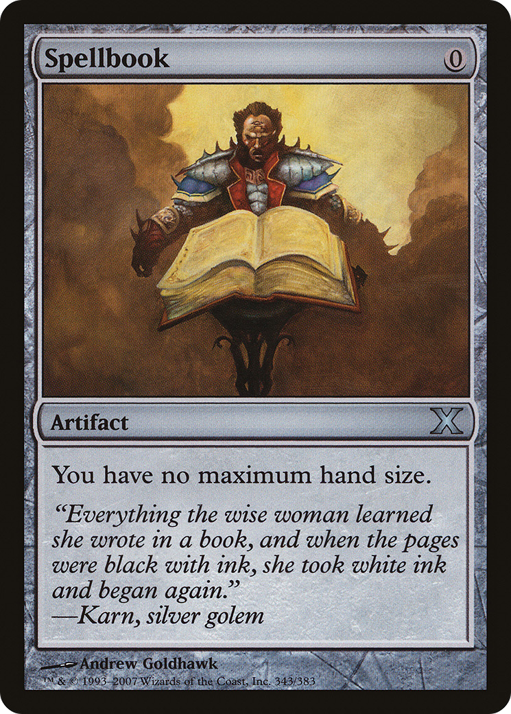 Spellbook (10E-343)  Foil - Tenth Edition