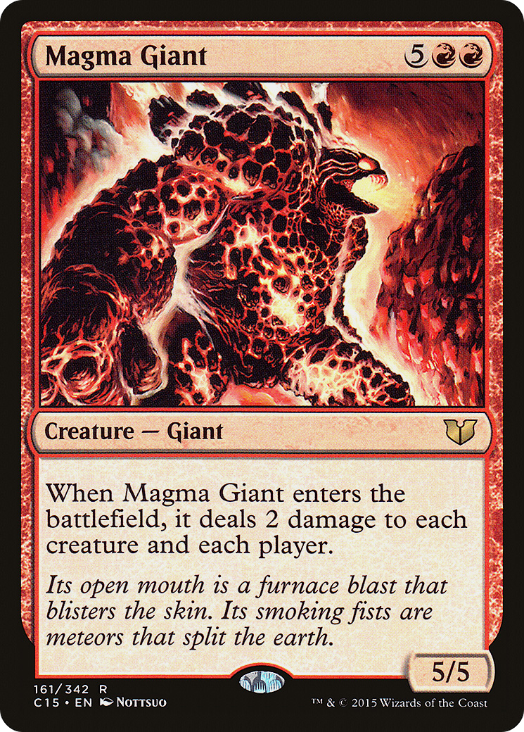 Magma Giant (C15-161)  - Commander 2015