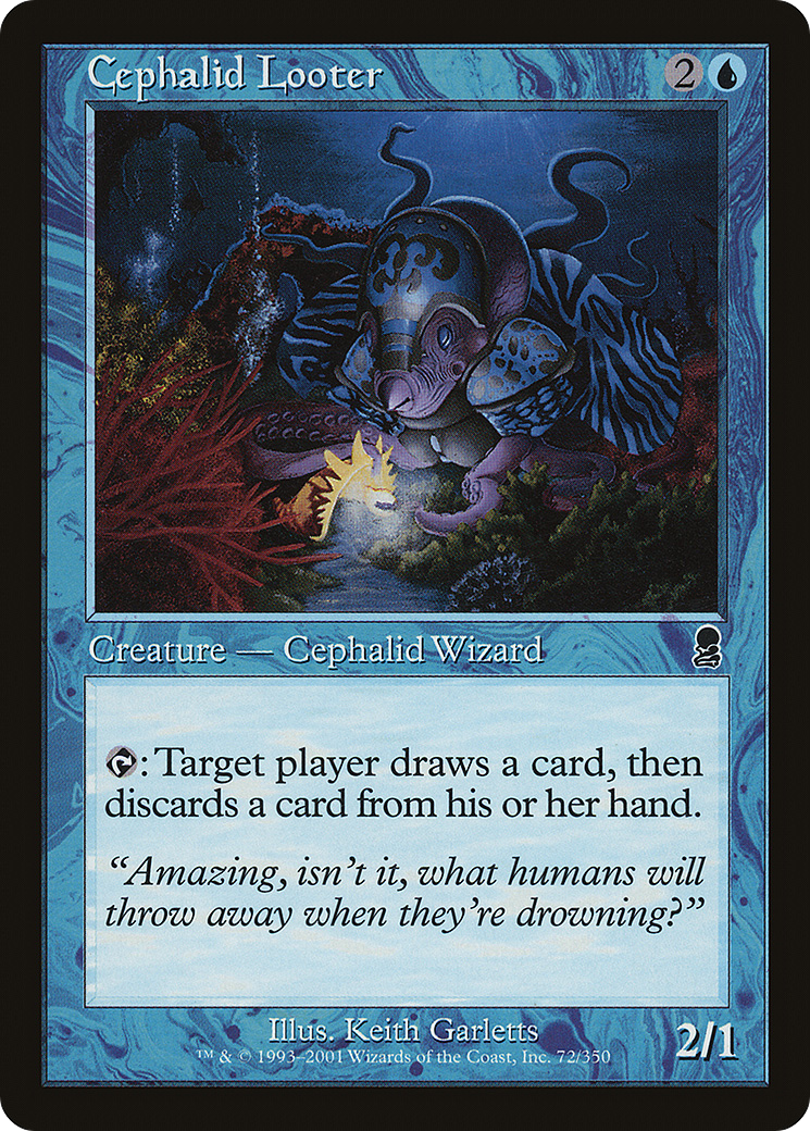 Cephalid Looter (ODY-72†)  Foil - Odyssey