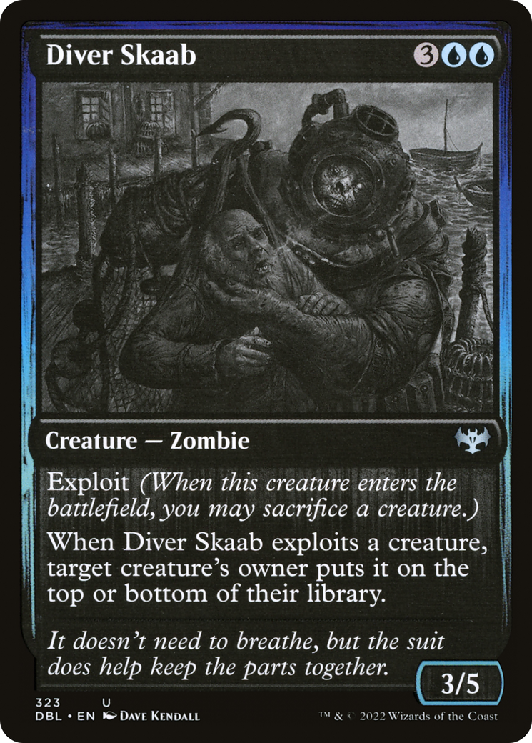 Diver Skaab (DBL-323)  Foil - Innistrad: Double Feature