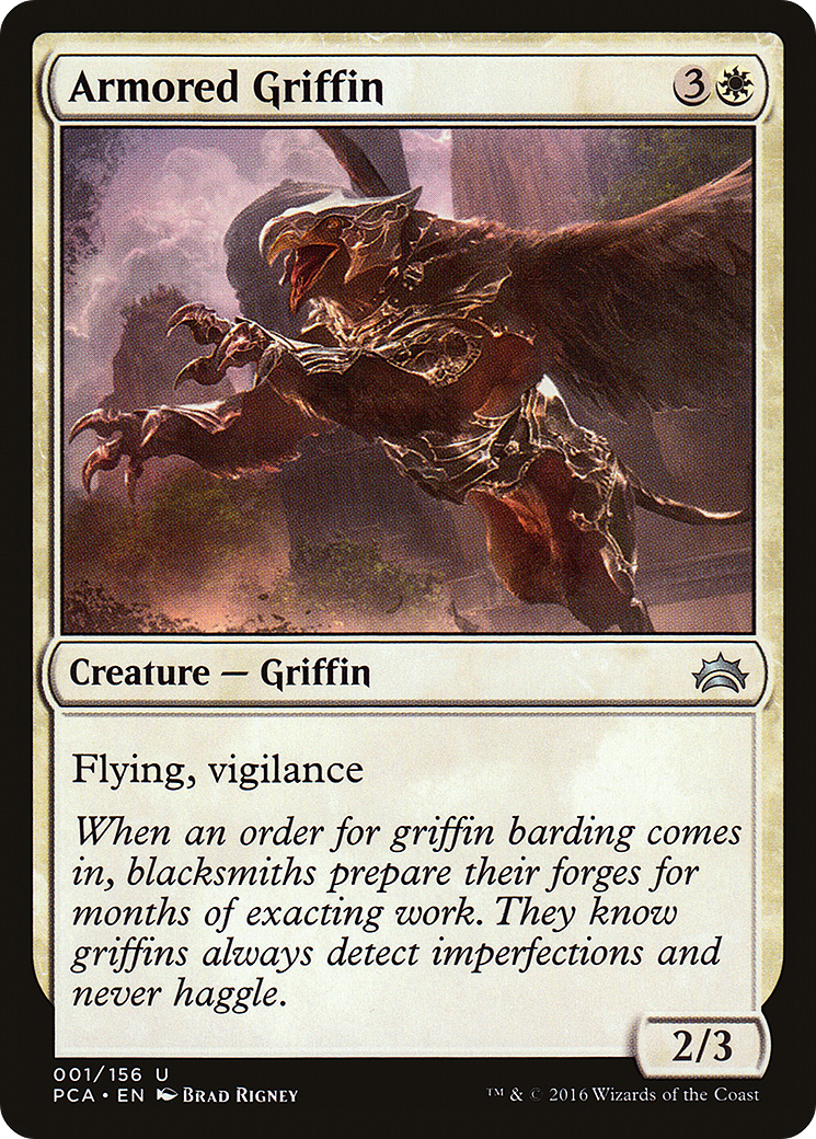 Armored Griffin (PCA-001)  - Planechase Anthology