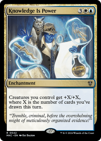 Knowledge is Power (MKC-042)  - Murders at Karlov Manor Commander