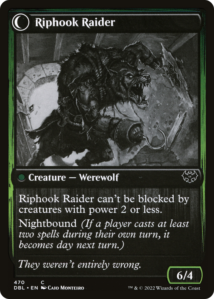 Hookhand Mariner (DBL-470)  Foil - Innistrad: Double Feature: (Double Faced Transform)