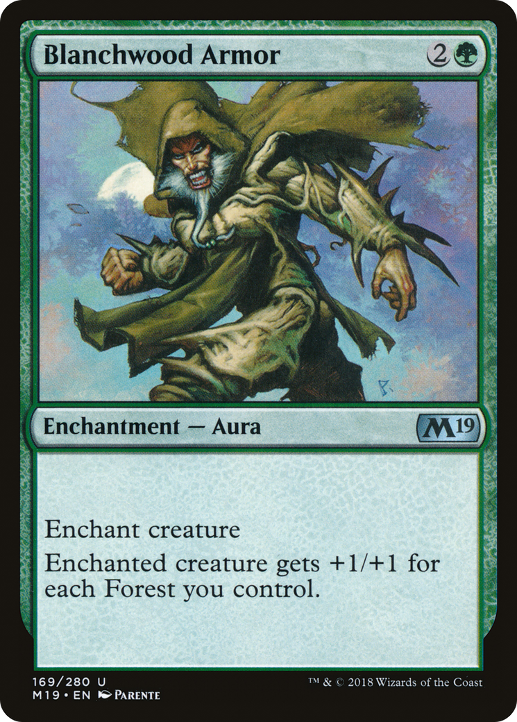 Blanchwood Armor (M19-169)  Foil - Core Set 2019