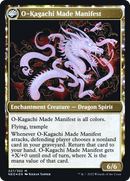 The Kami War // O-Kagachi Made Manifest (PRE-227S) - Kamigawa: Neon Dynasty Promos: (fandfc, enchantment) Foil