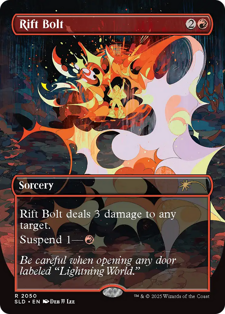 Rift Bolt (2050) (Rainbow Foil) (SLD-2050)  Foil - Secret Lair Drop (Borderless)