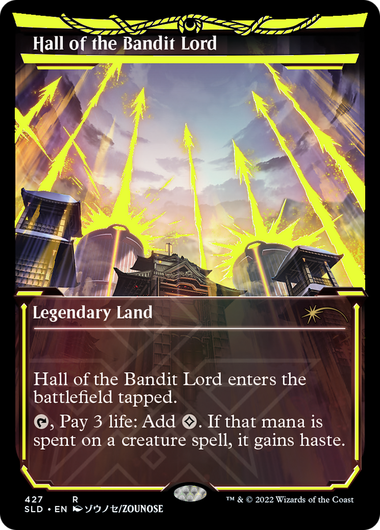 Hall of the Bandit Lord (Neon Yellow) (SLD-427)  Foil - Secret Lair Drop: (Showcase)