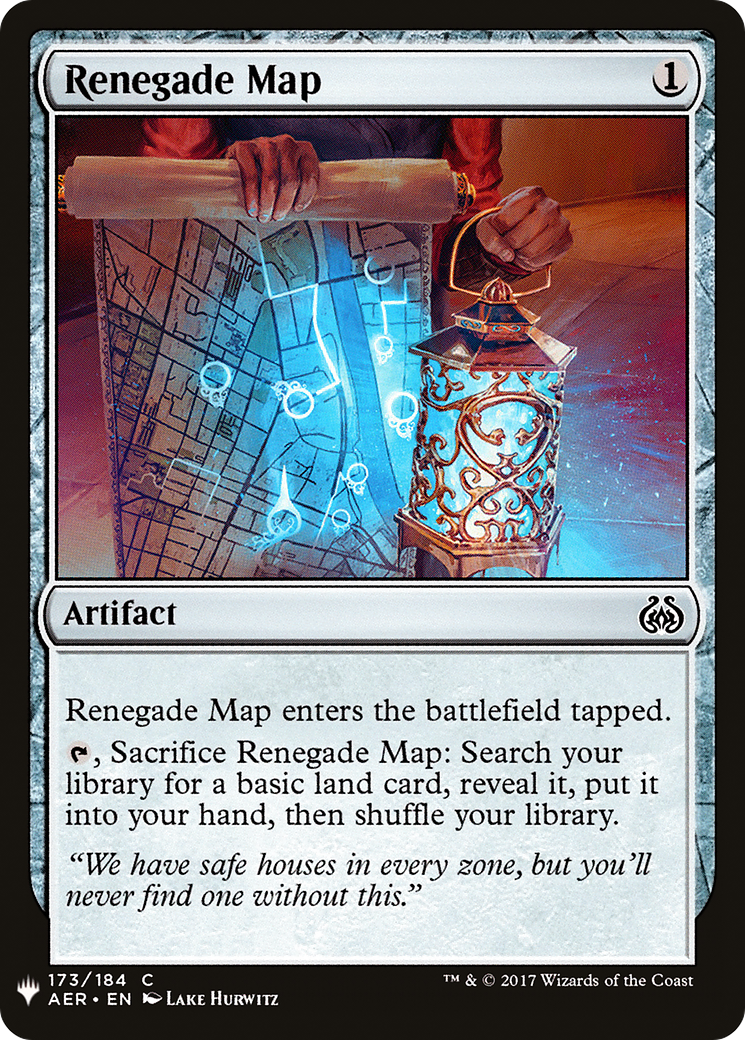 Renegade Map (LIST-173)  - The List