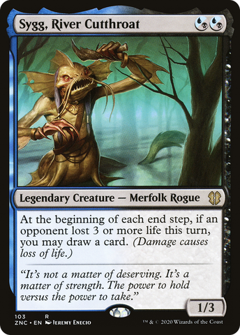 Sygg, River Cutthroat (ZNC-103)  - Zendikar Rising Commander