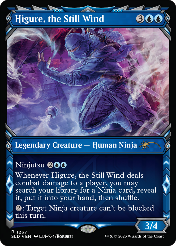 Higure, the Still Wind (Halo Foil) (SLD-1267)  Foil - Secret Lair Drop: (Showcase)
