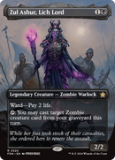 Zul Ashur, Lich Lord (Borderless) (FDN-326)  Foil - Foundations