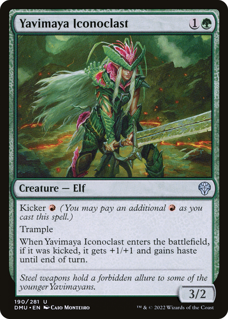 Yavimaya Iconoclast (DMU-190)  Foil - Dominaria United