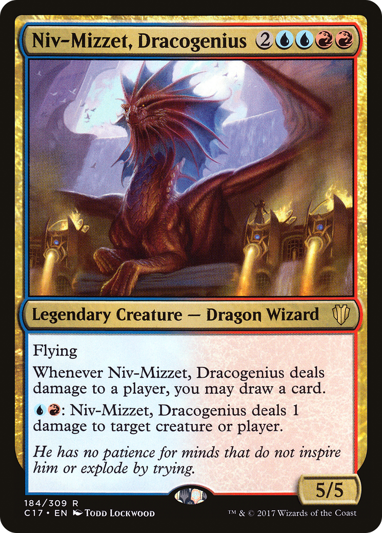Niv-Mizzet, Dracogenius (C17-184)  - Commander 2017