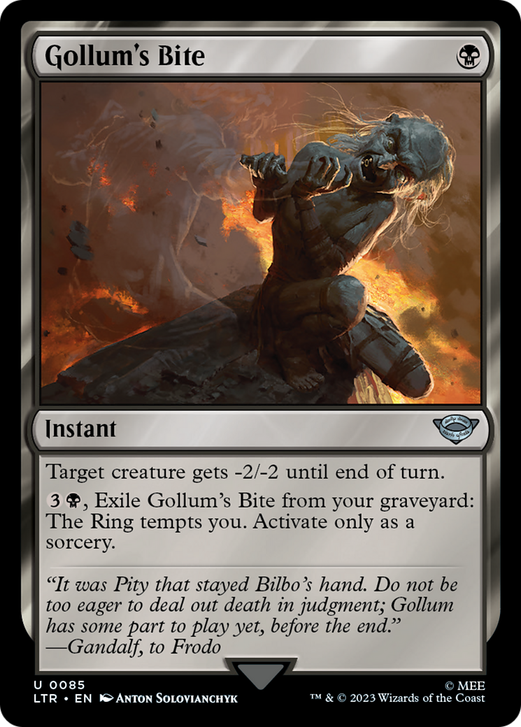 Gollum's Bite (LTR-085)  Foil - The Lord of the Rings: Tales of Middle-earth