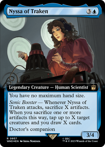 Nyssa of Traken (Extended Art) (Surge Foil) (WHO-957) - Doctor Who: (Extended Art) Foil