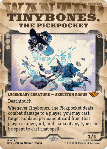 Tinybones, the Pickpocket (Showcase) (OTJ-290)  - Outlaws of Thunder Junction: (Showcase) (Borderless)