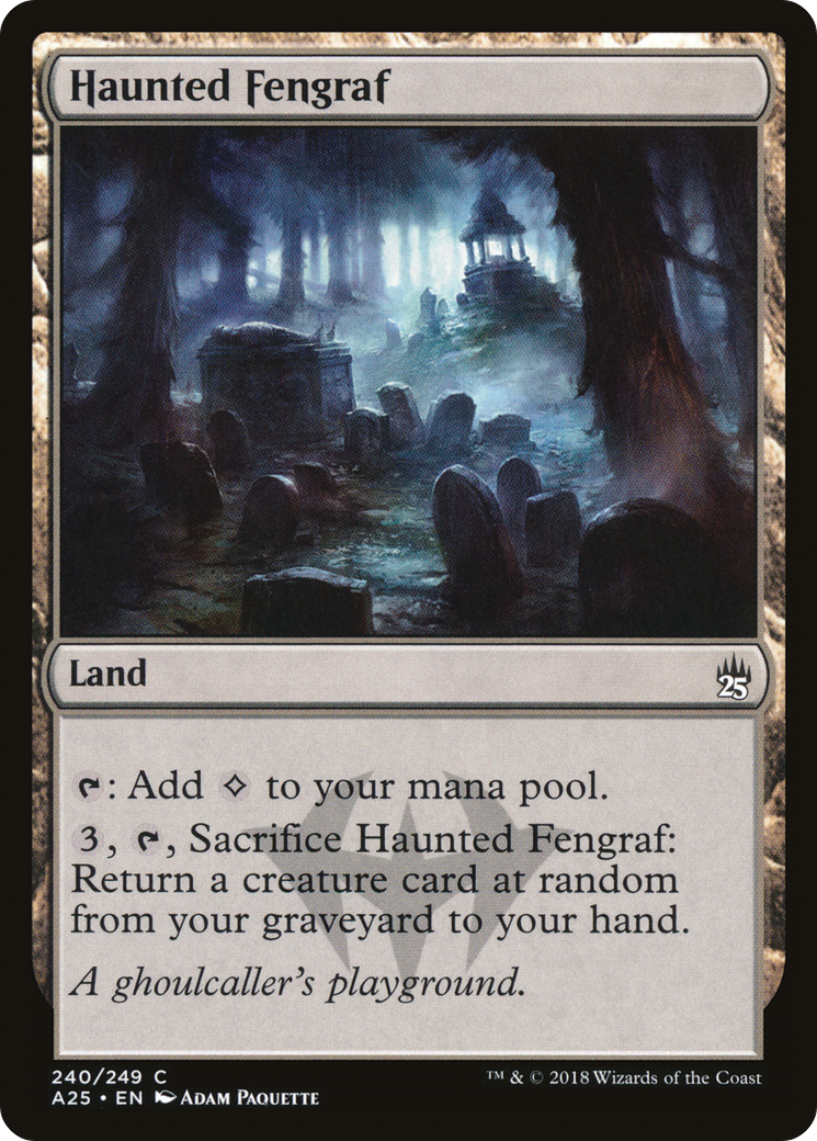Haunted Fengraf (A25-240)  Foil - Masters 25