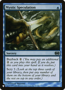 Mystic Speculation (LIST-41/180)  - The List