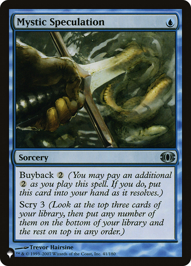 Mystic Speculation (LIST-41/180)  - The List