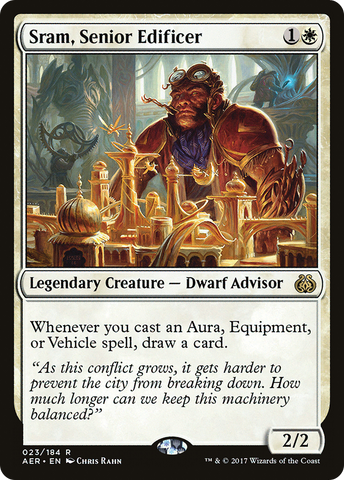 Sram, Senior Edificer (AER-023)  Foil - Aether Revolt