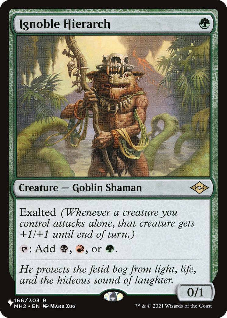 Ignoble Hierarch (LIST-166/303)  - The List