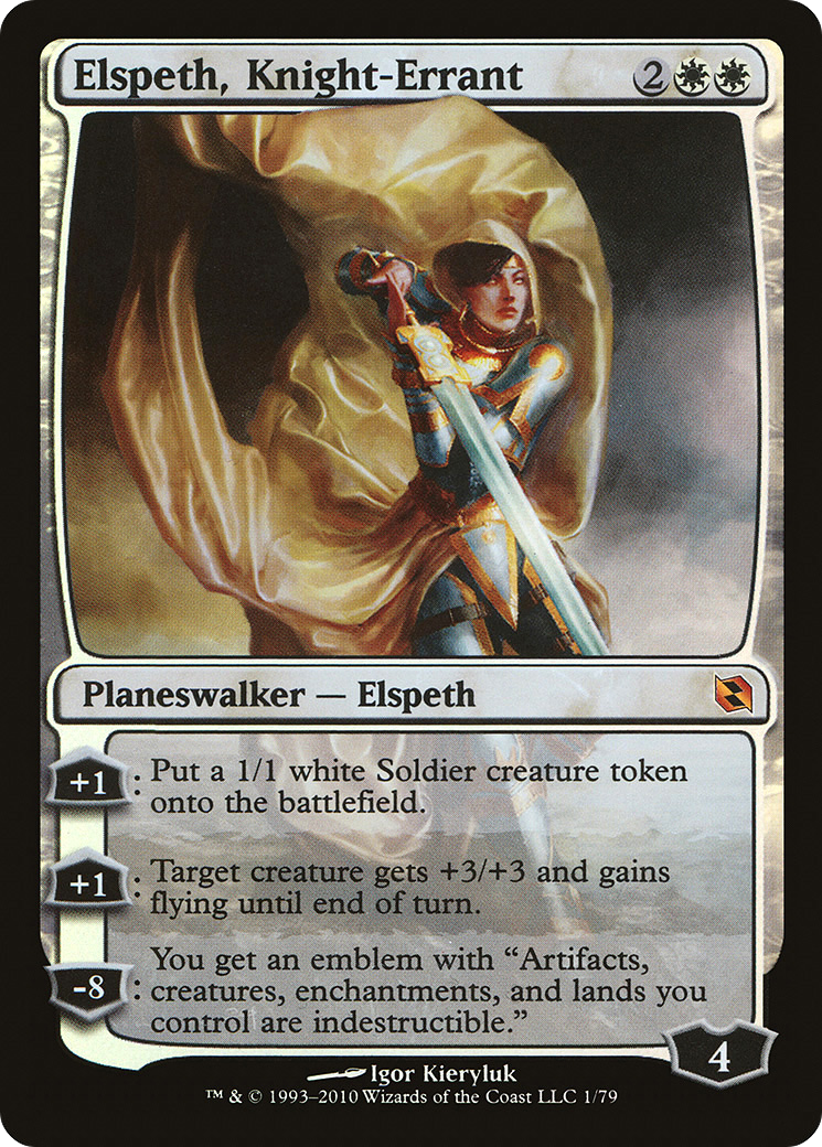 Elspeth, Knight-Errant (DDF-001)  Foil - Duel Decks: Elspeth vs. Tezzeret