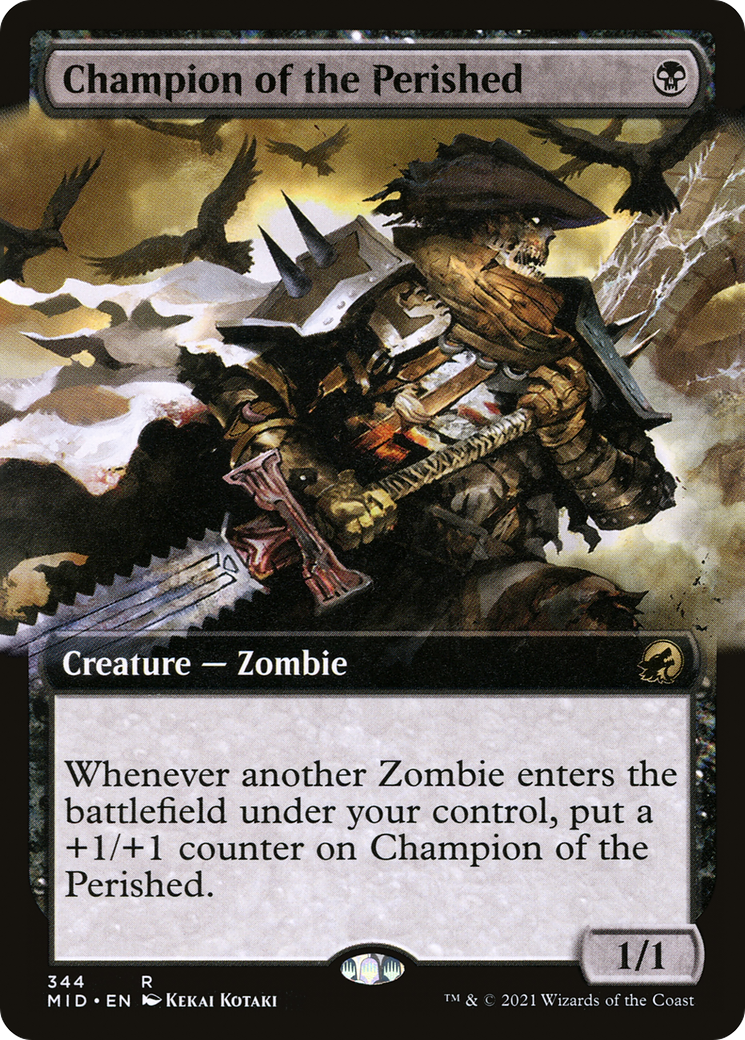 Champion of the Perished (Extended Art) (MID-344)  Foil - Innistrad: Midnight Hunt: (Extended Art)