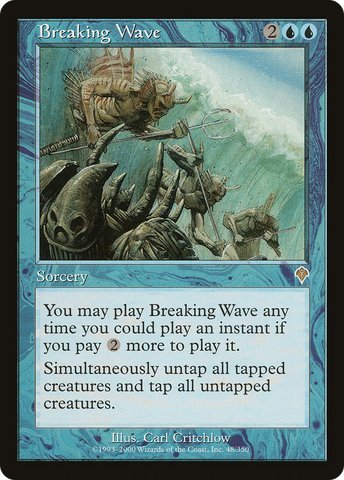 Breaking Wave (INV-048)  Foil - Invasion
