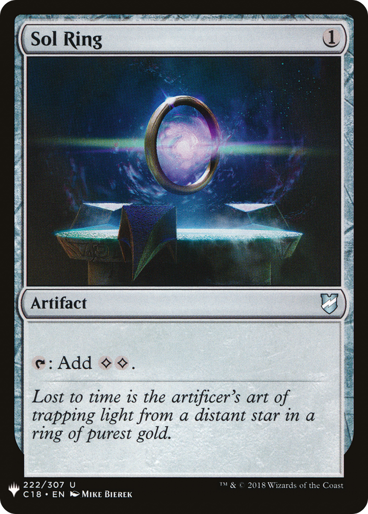 Sol Ring (C18) (LIST-222/307)  - The List