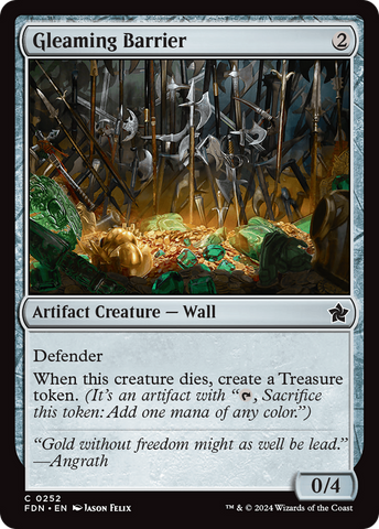 Gleaming Barrier (FDN-252)  - Foundations