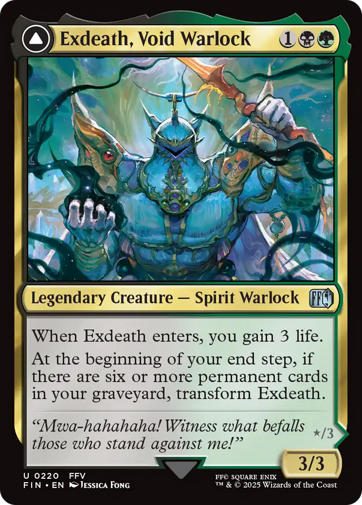 Exdeath, Void Warlock (FIN-220)  - FINAL FANTASY