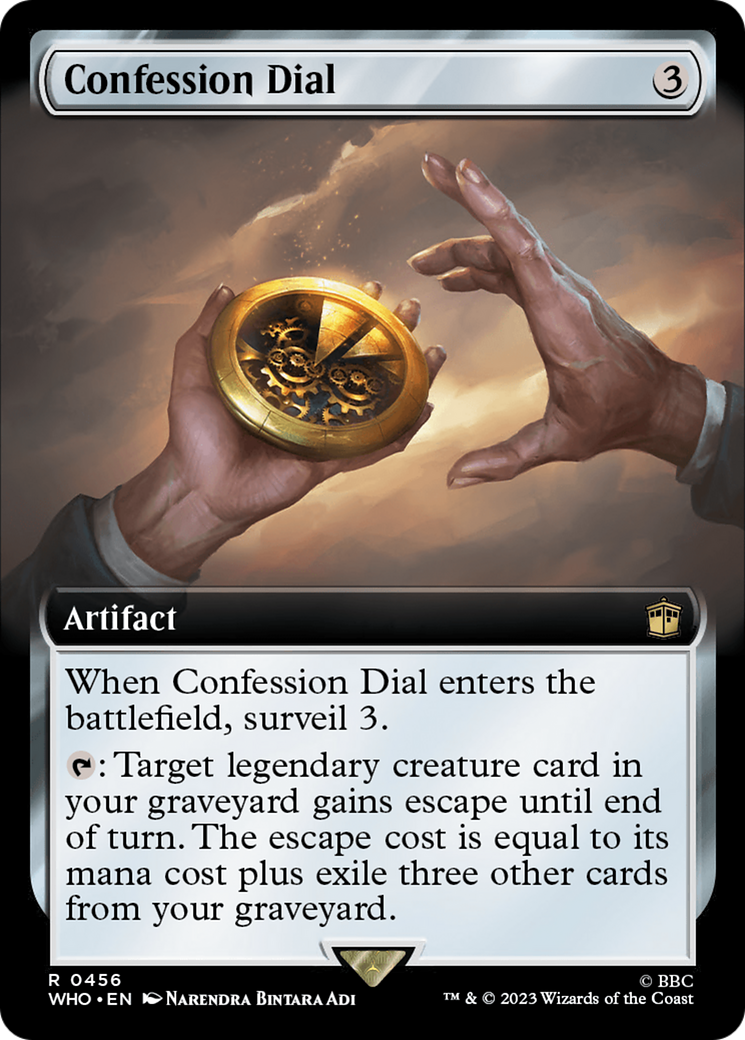 Confession Dial (Extended Art) (WHO-456)  Foil - Doctor Who: (Extended Art)