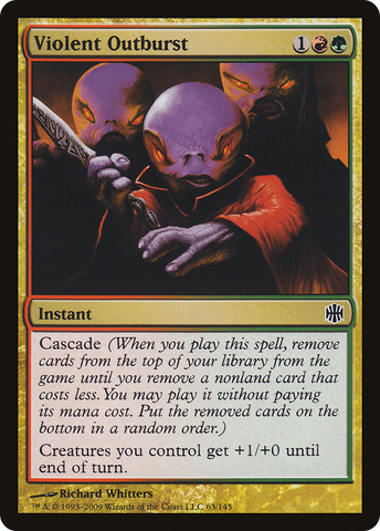 Violent Outburst (ARB-063)  - Alara Reborn