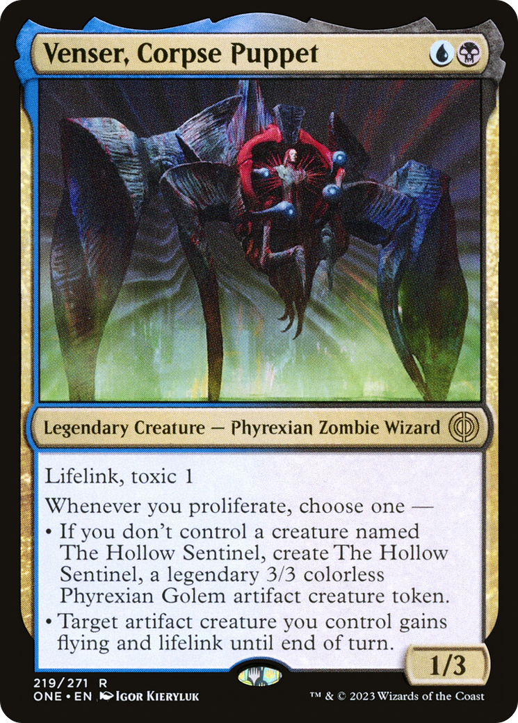 Venser, Corpse Puppet (ONE-219)  - Phyrexia: All Will Be One