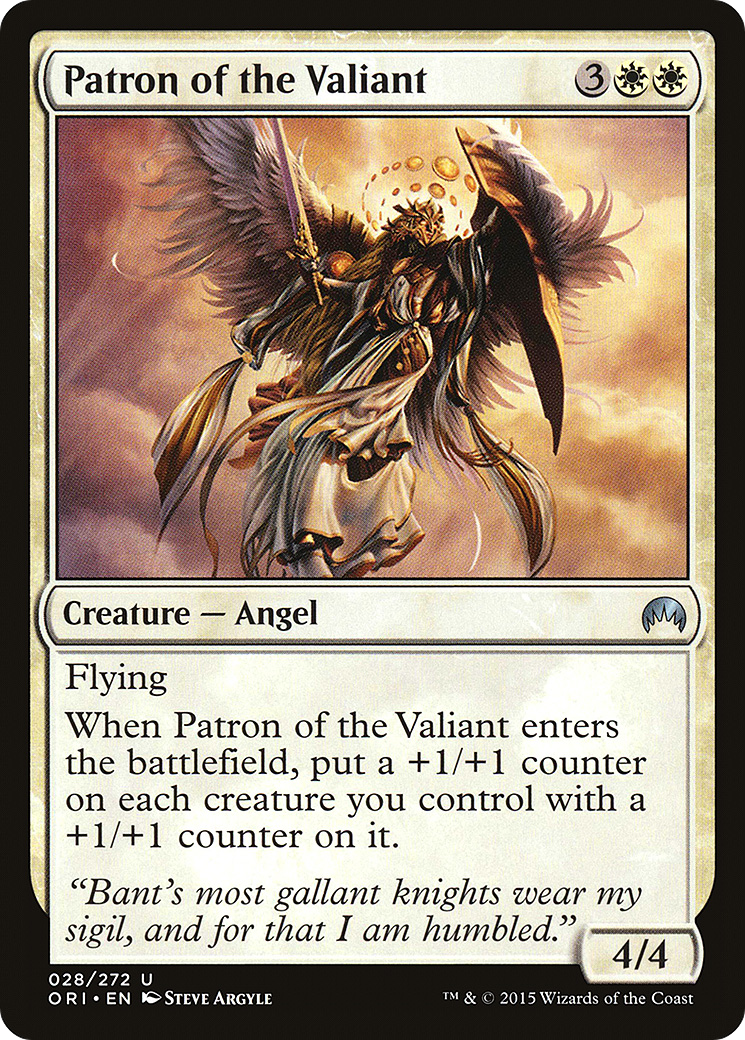 Patron of the Valiant (ORI-028)  Foil - Magic Origins