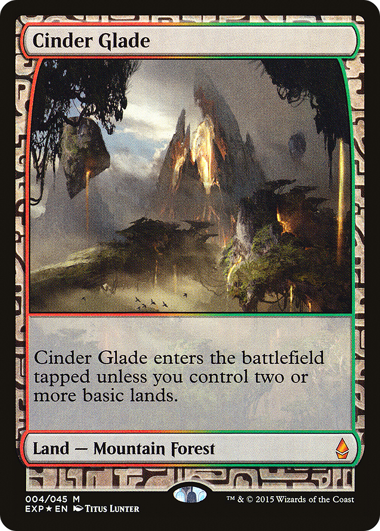 Cinder Glade (EXP-004)  Foil - Zendikar Expeditions