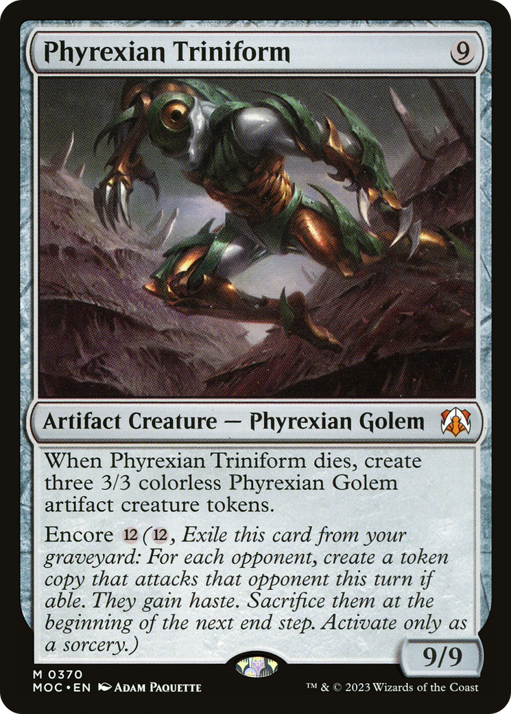 Phyrexian Triniform (MOC-370)  - March of the Machine Commander