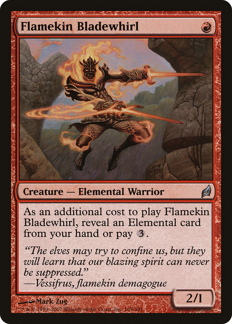Flamekin Bladewhirl (LRW-165)  - Lorwyn