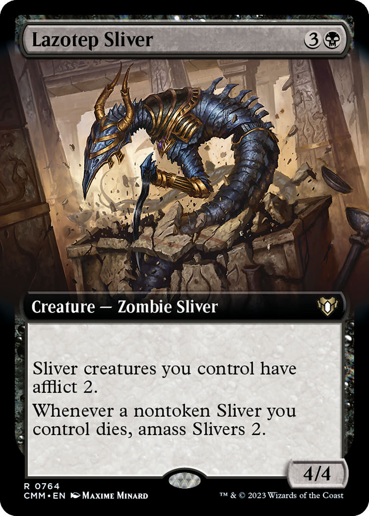 Lazotep Sliver (Extended Art) (CMM-764)  - Commander Masters: (Extended Art)