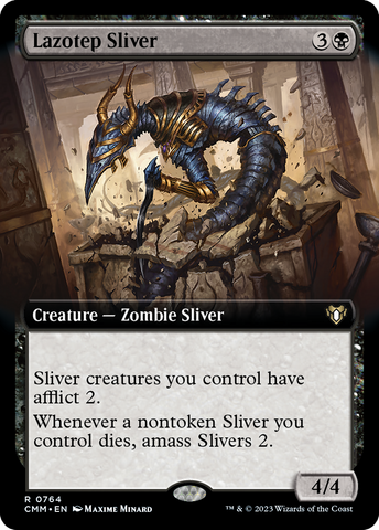 Lazotep Sliver (Extended Art) (CMM-764)  - Commander Masters: (Extended Art)