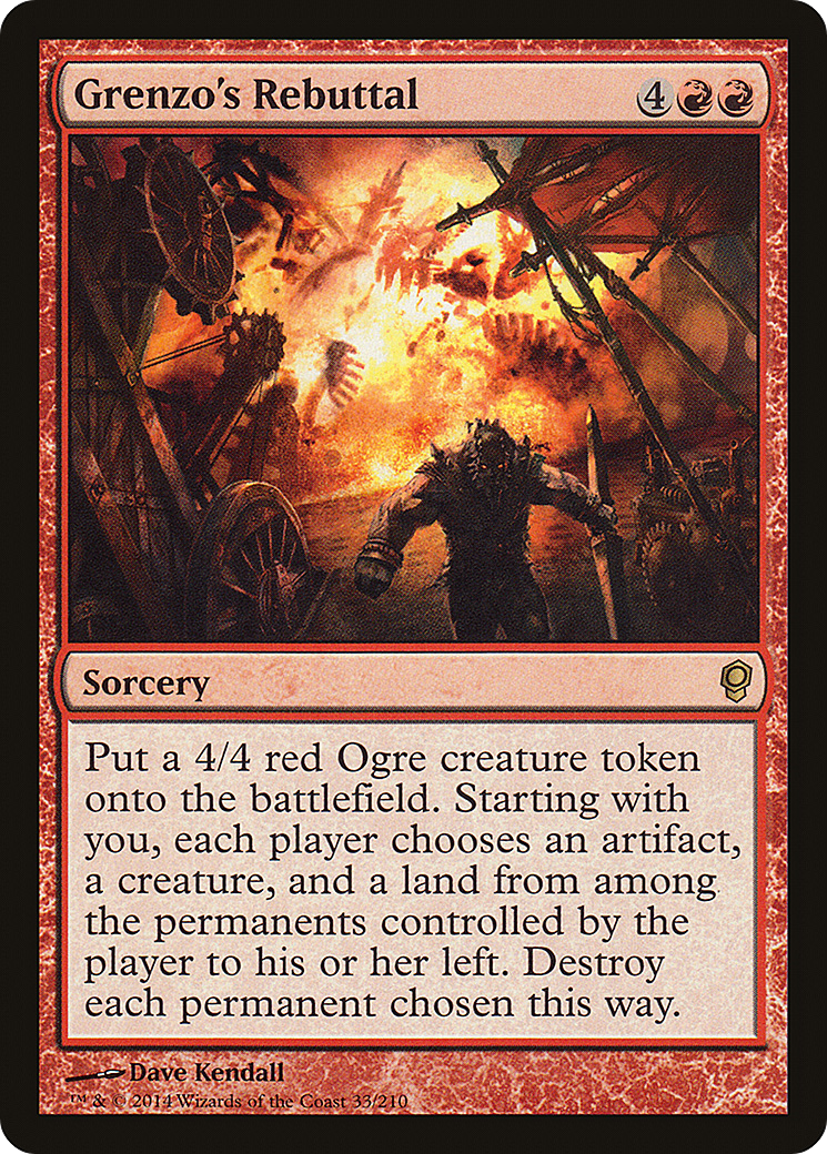 Grenzo's Rebuttal (CNS-033)  Foil - Conspiracy