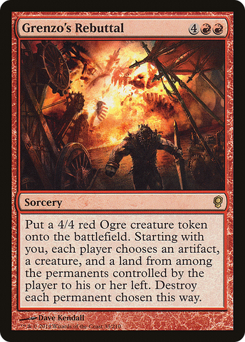 Grenzo's Rebuttal (CNS-033)  Foil - Conspiracy