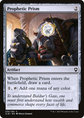 Prophetic Prism (CLB-335)  Foil - Commander Legends: Battle for Baldur's Gate